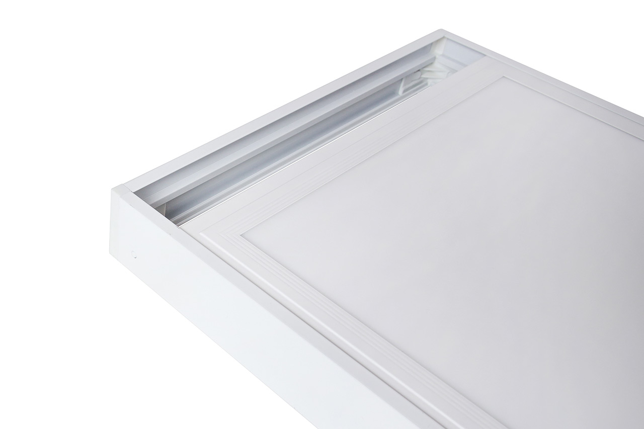 LED-Panel 595x295mm Aufbaurahmen ohne Schrauben – Premium Klick-System – 60x30cm