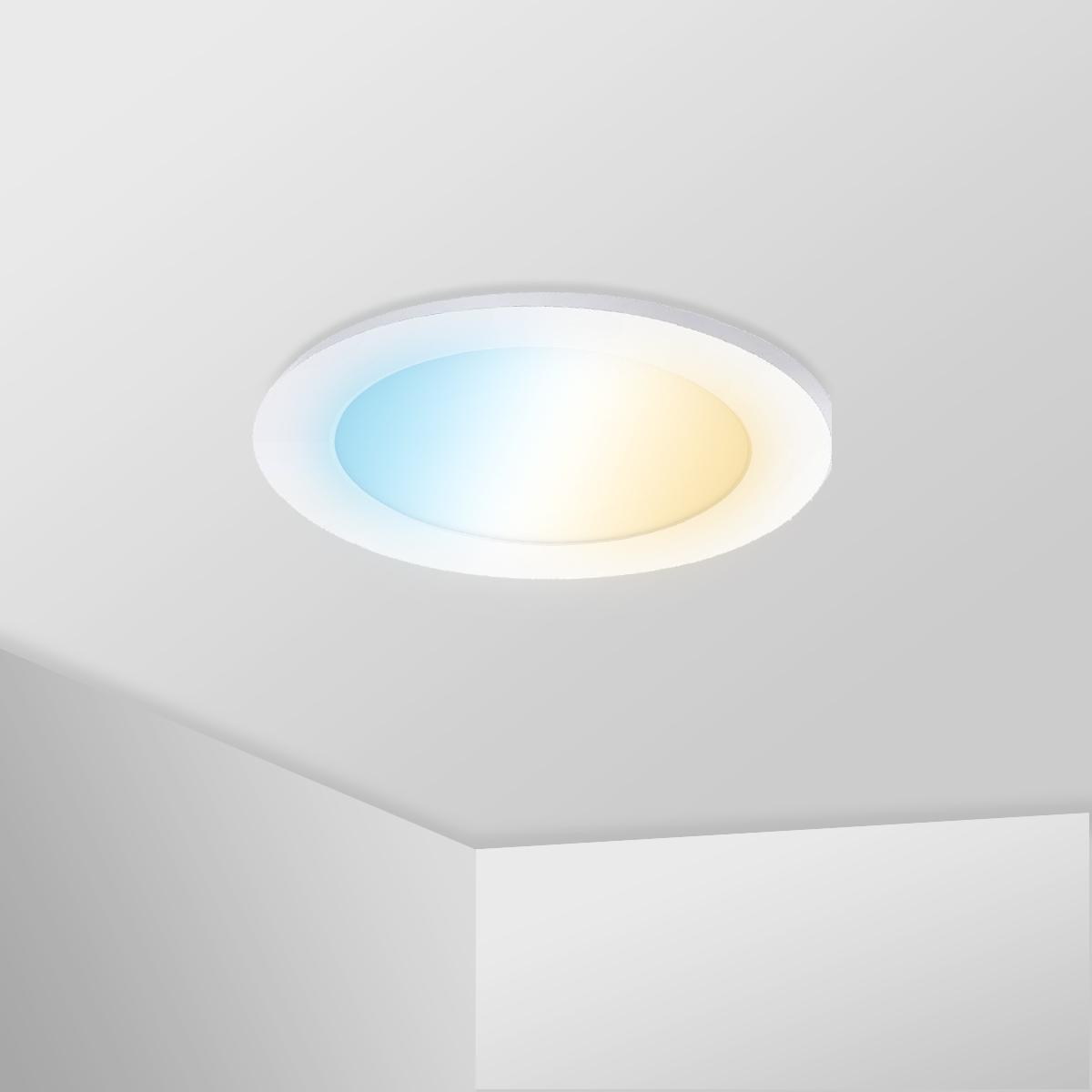 CCT LED Ein-Aufbaustrahler rund weiss 12W Ø165mm 3000/4000/6000K