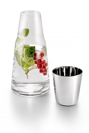 H2o Wasserkaraffe mit Trinkglas Philippi