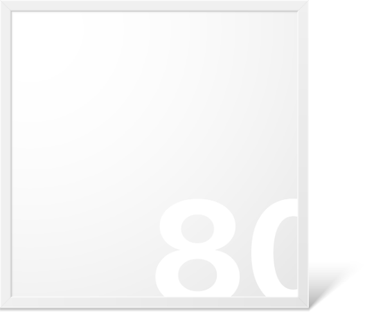 LED Panel 62x62cm (Neutralweiß) 4000K – 40W – 4000LM – Kein Flimmern