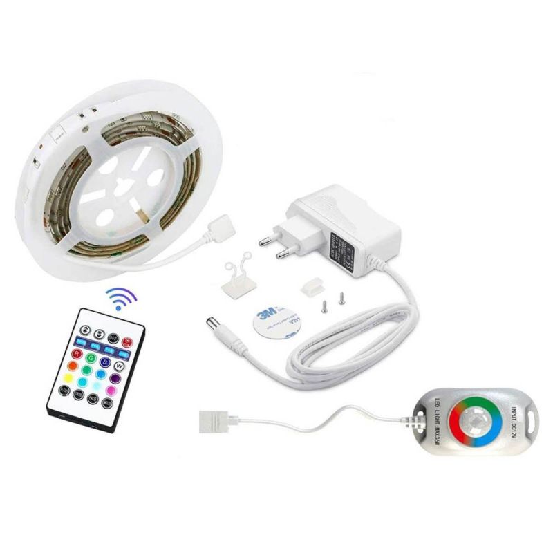 RGB LED Nachtlicht mit Bewegungsmelder, 1.5m Länge Bettlicht mit Fernbedienung Timer und Dimmer