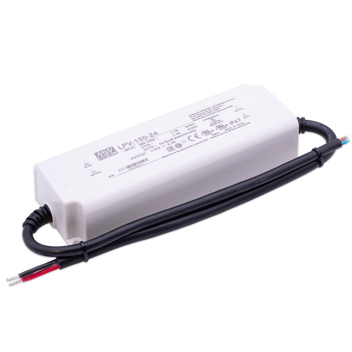 Mean Well LPV-150-24 LED Netzteil 151W 24V 6.3A IP67 Schaltnetzteil CV