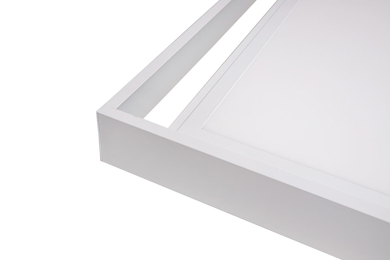 LED-Panel 1195x295mm Aufbaurahmen ohne Schrauben – Premium Klick-System – 120x30cm