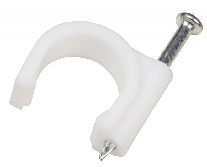 Kabelschelle LEDeco, 12mm, 100er-Pack, weiß