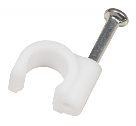 Kabelschelle LEDeco, 6mm, 100er-Pack, weiß