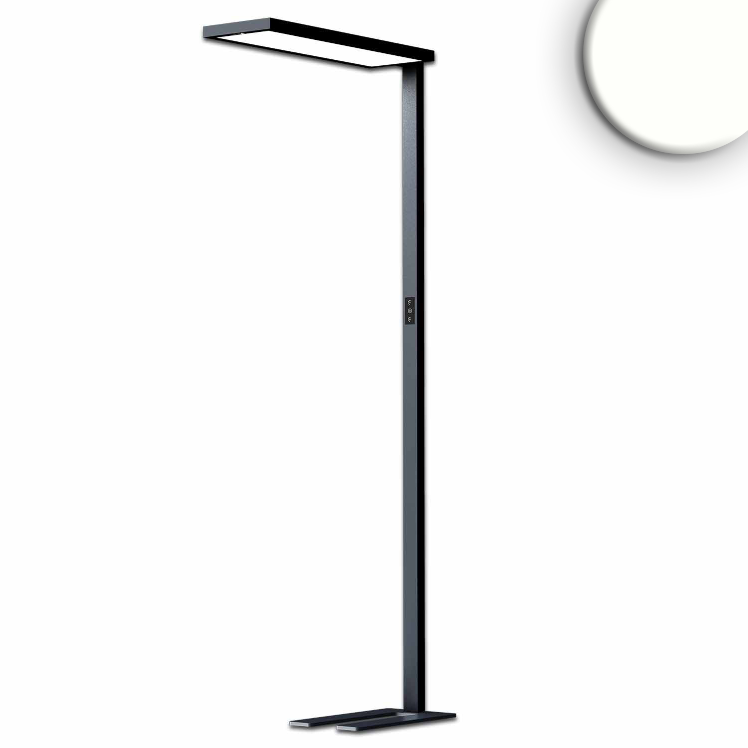 LED Office Pro Stehleuchte Up|Down, 80W|20W, schwarz, UGR