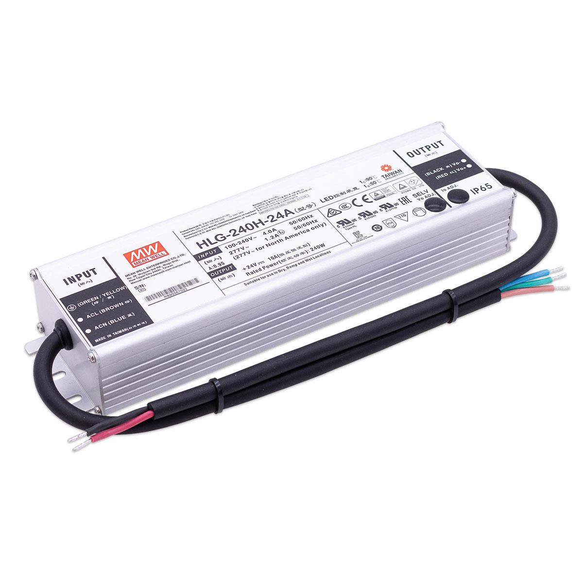 Mean Well HLG-240H-24A LED Netzteil 240W 24V 10A IP65 Schaltnetzteil CV
