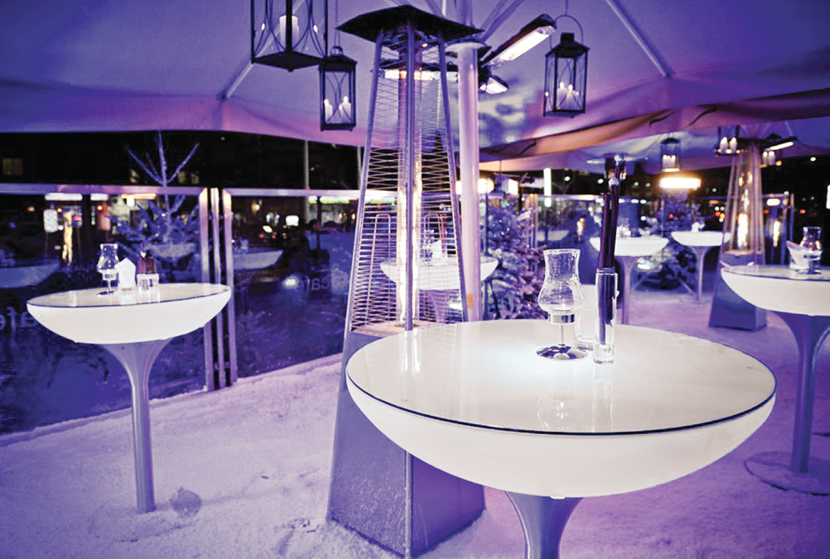 Loungetisch Outdoor 105 (LED Warmweiß) – Moree